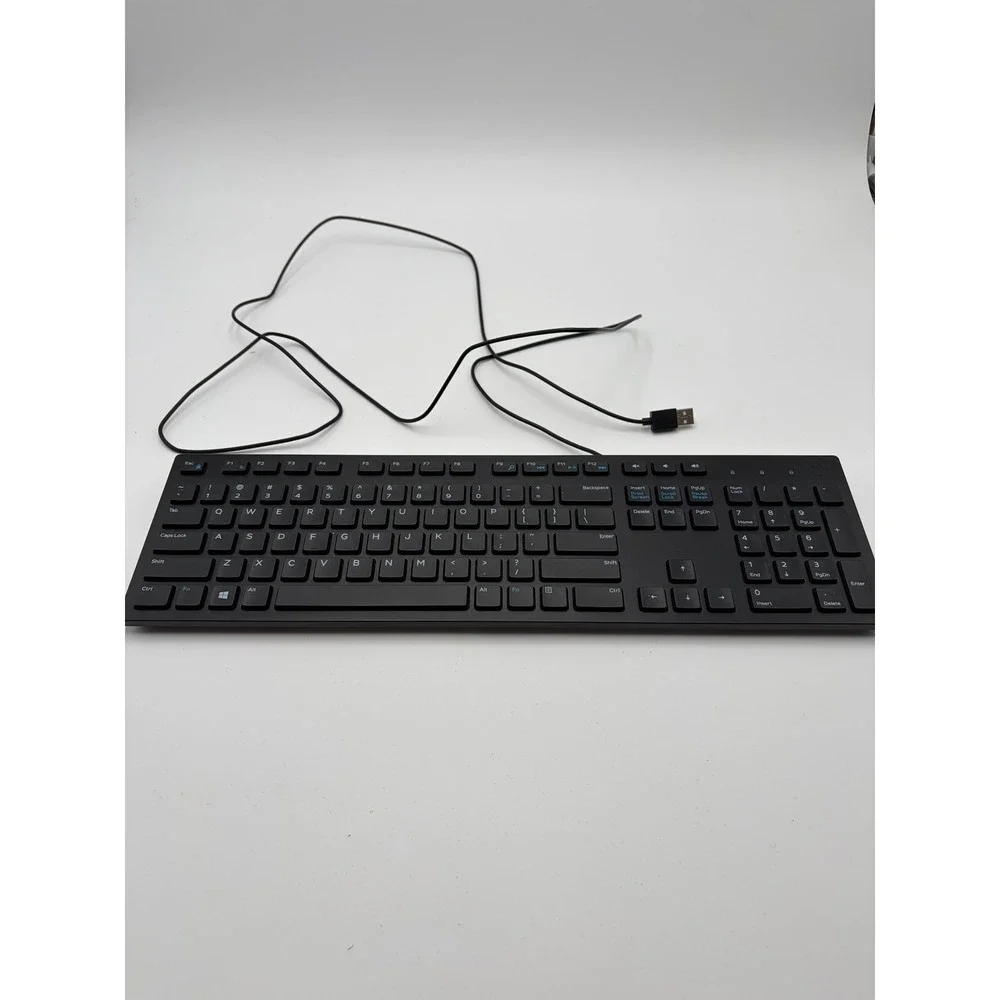 Dell KB216 Wired Keyboard Unisex OS Black Good Chiclet USB Full‎ Size QWERTY